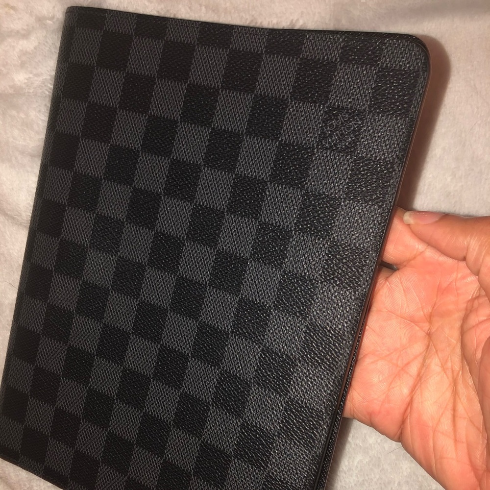 Louis Vuitton Desk Agenda in Damier Graphite